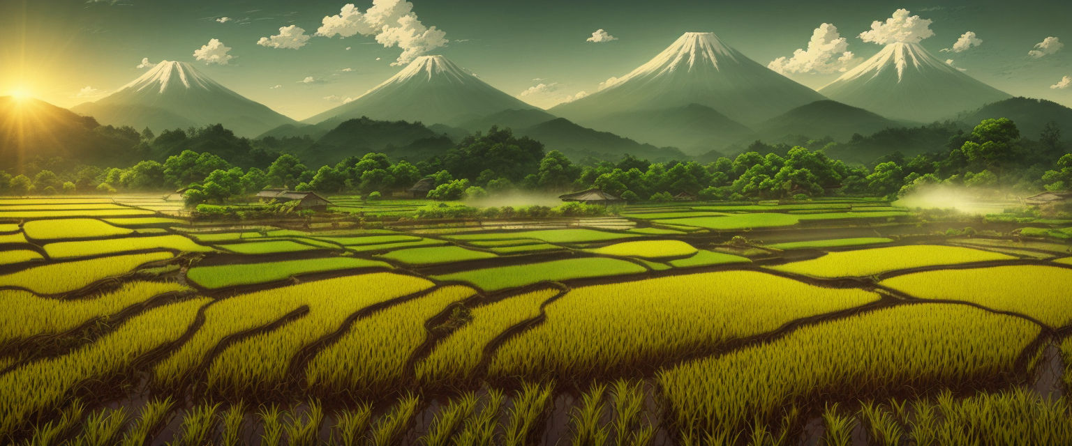 1024964 landscape anime nature field farm Non Non Biyori plateau  grassland pasture terrace agriculture meadow plantation plain  prairie rural area geographical feature ecosystem paddy field  Rare  Gallery HD Wallpapers