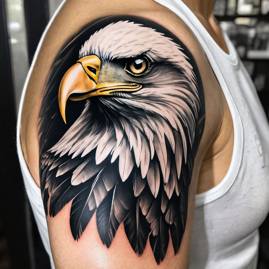 Hawk Tattoo Delhi - Ring @hawktattoodelhi The eagle has no fear of  adversity. We need to be like the eagle and have a fearless spirit of a  conqueror! : #eagletattoo #eagles #tattoo #