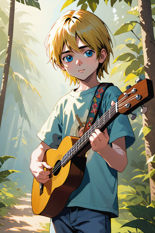 Do you know where this is from? #anime #ukulele #fyp #guesstheanimeson... |  TikTok