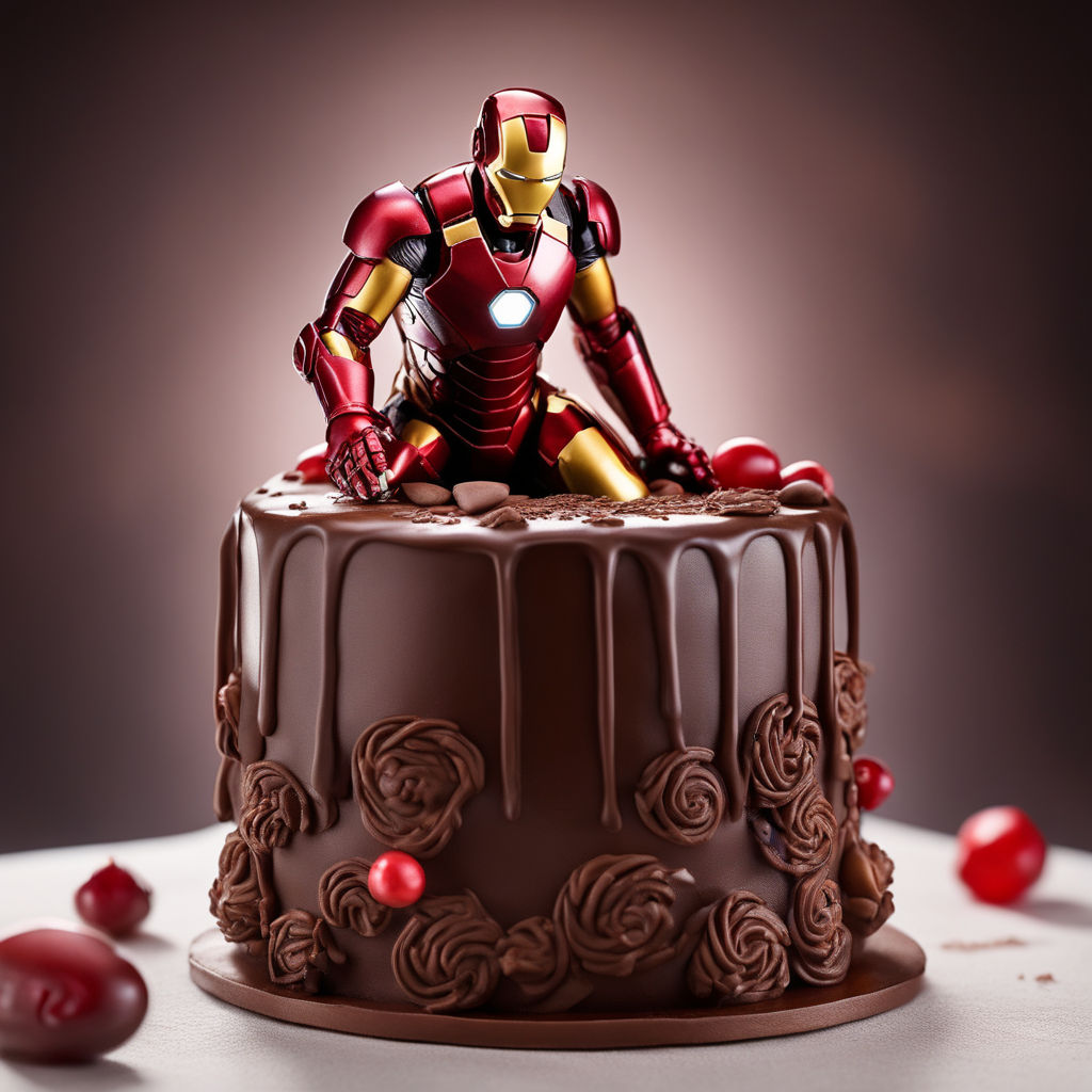 Iron Man Cake (5 Kg & Above) - Chocomans