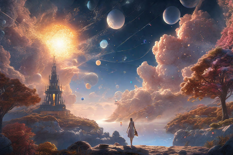 a beautiful fantasy dream world, trending on