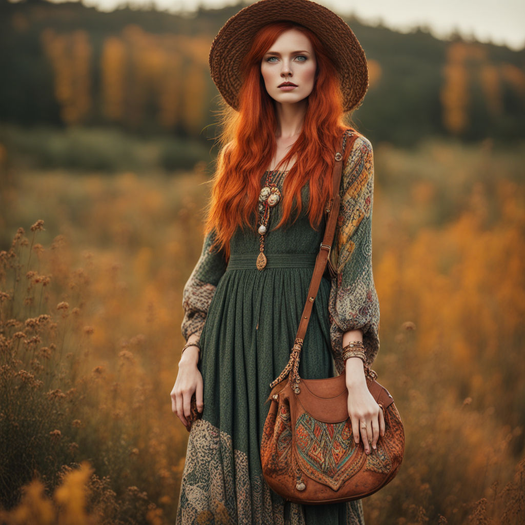 Redhead Illusion - Classy Boho Style!