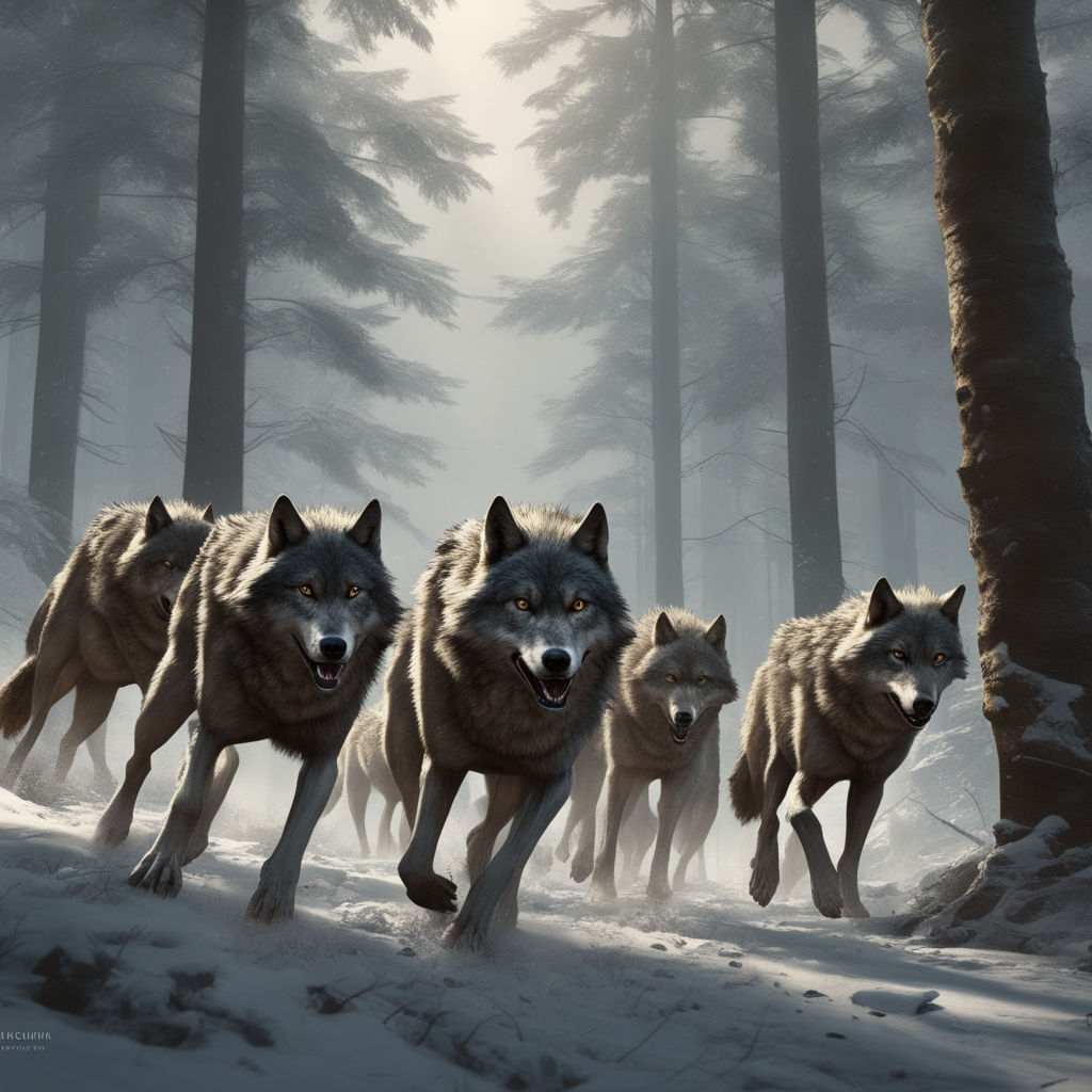 twilight wolf pack wallpaper