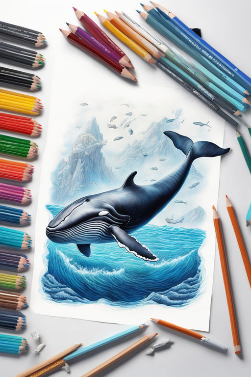 Humpback whale - BB25 - Drawings & Illustration, Animals, Birds, & Fish,  Aquatic Life, Whales - ArtPal