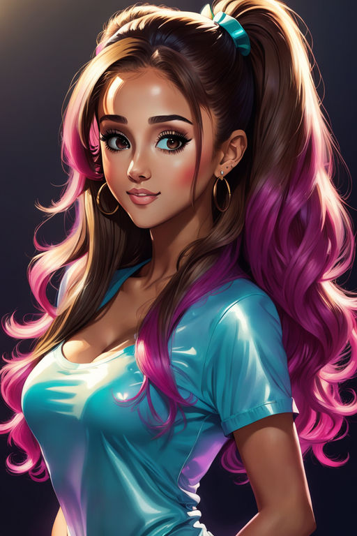 Ariana Grande as anime girl, digital art | Stable Diffusion | OpenArt