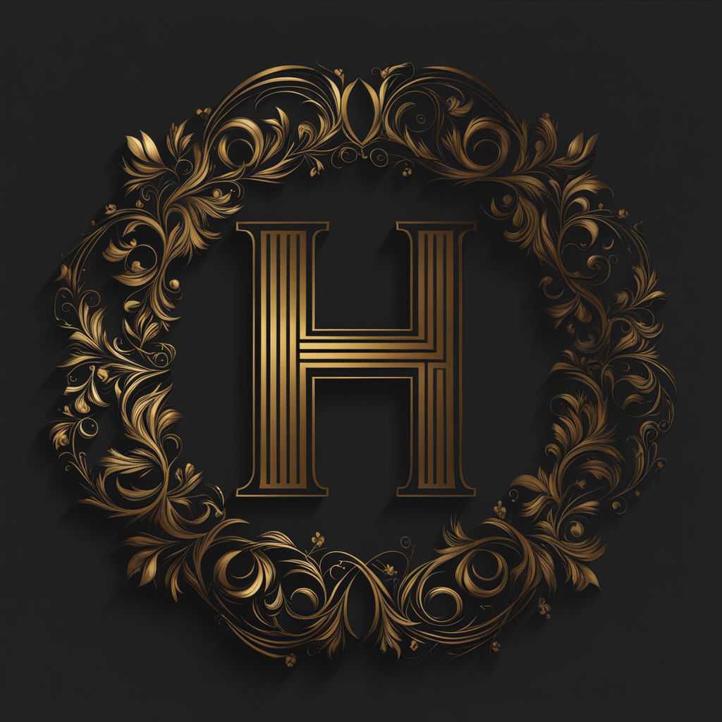 Modern Letter H Logo Design - coding - Ai tech - gaming - - UpLabs