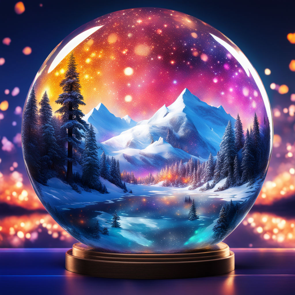 購入純正 シーグラスアート『 snow globe.。.:*』 - 日用品/インテリア