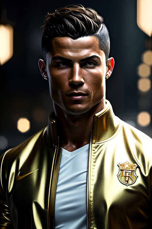 CRISTIANO RONALDO WEARING PORTUGAL FOOTBALL JERSEY POSTER - Soccer /  Football