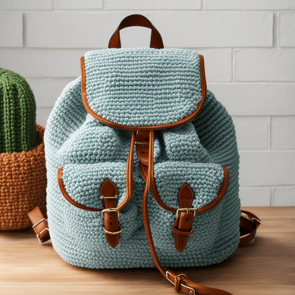 Easy Crochet Backpack Free Pattern + Video