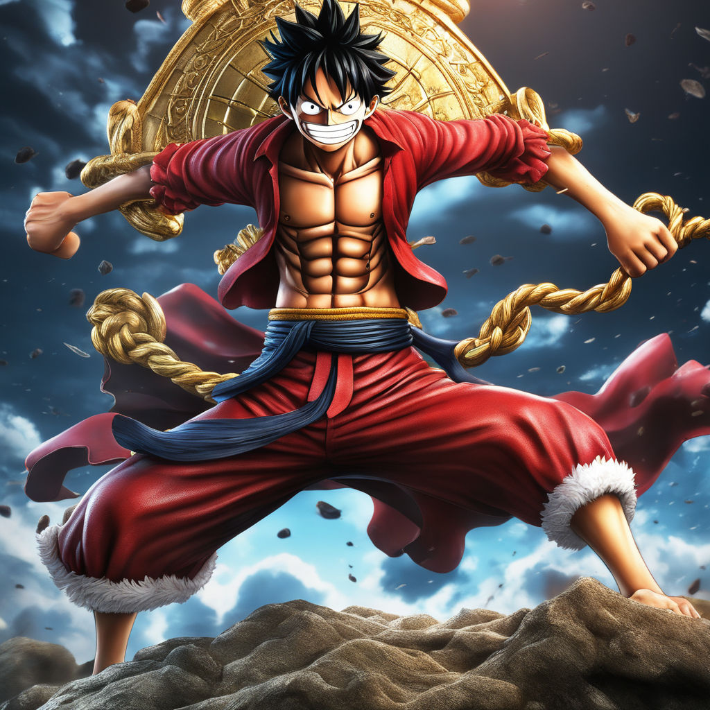 ArtStation - Gomu gomu no mi - fanArt one piece - Monkey D luffy's fruit