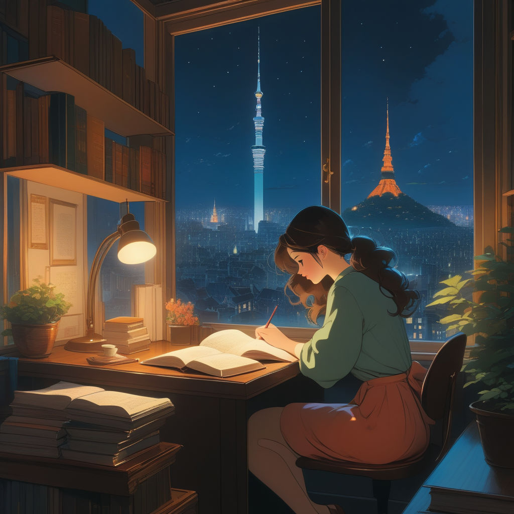Anime girl, meganekko, reading, mood, Anime, HD wallpaper | Peakpx