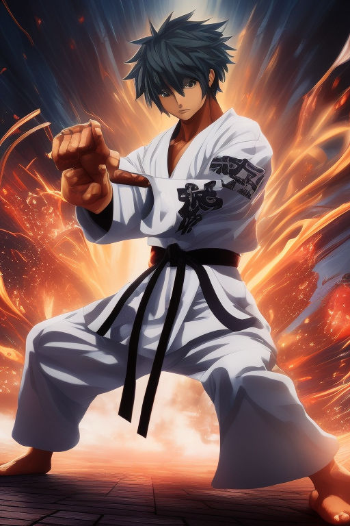 Anime Feet: Tomboy Attack: Karate Scene