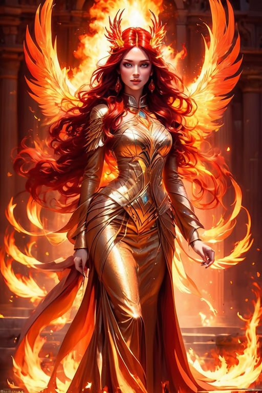 fantasy fire queen