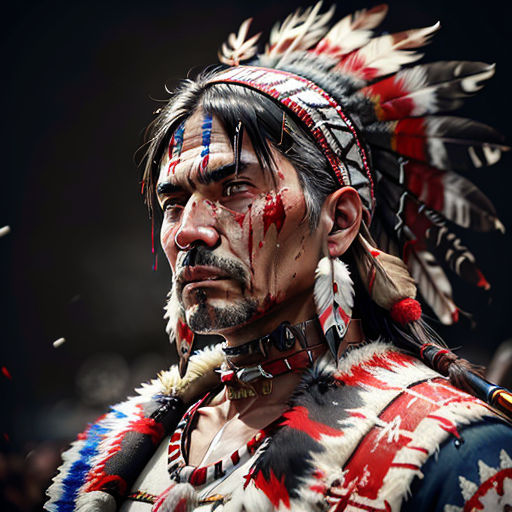 traditional apache war paint