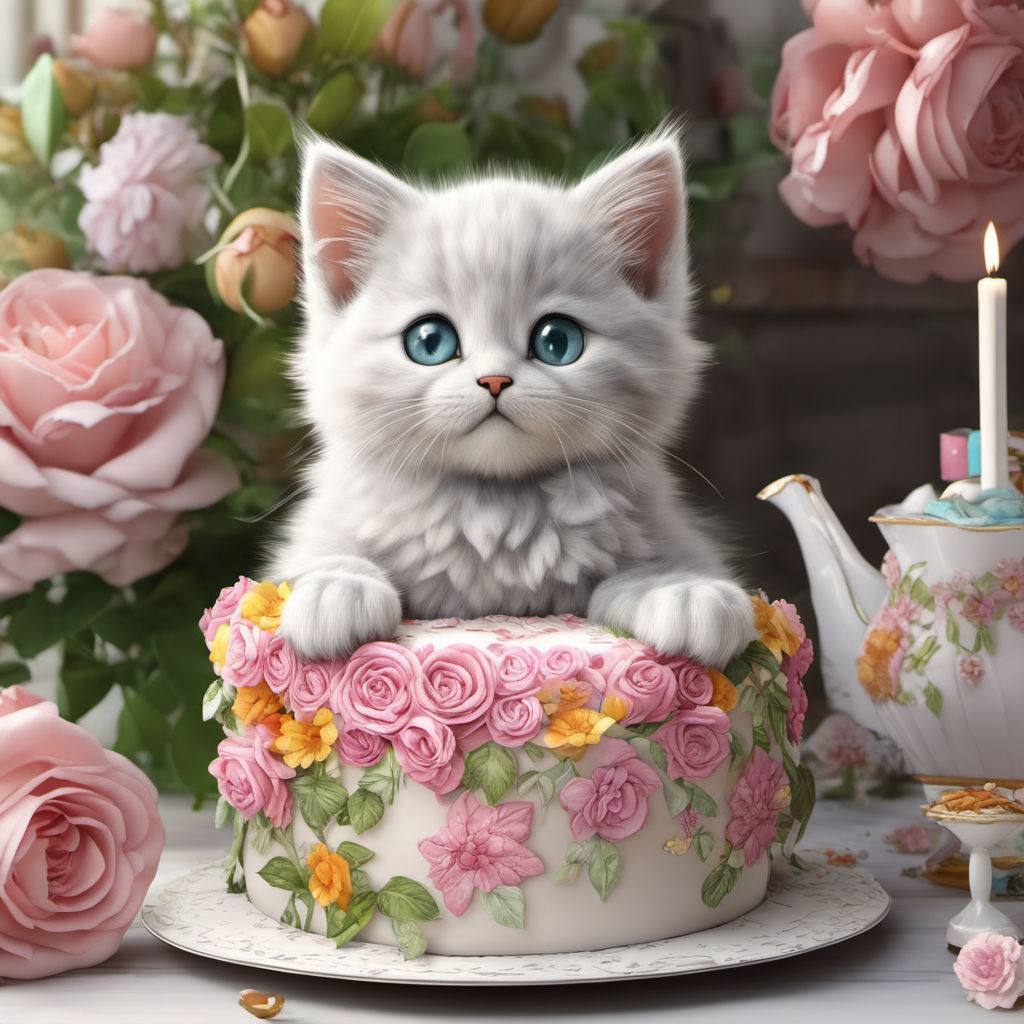 Cat Eating Cake GIFs | Tenor