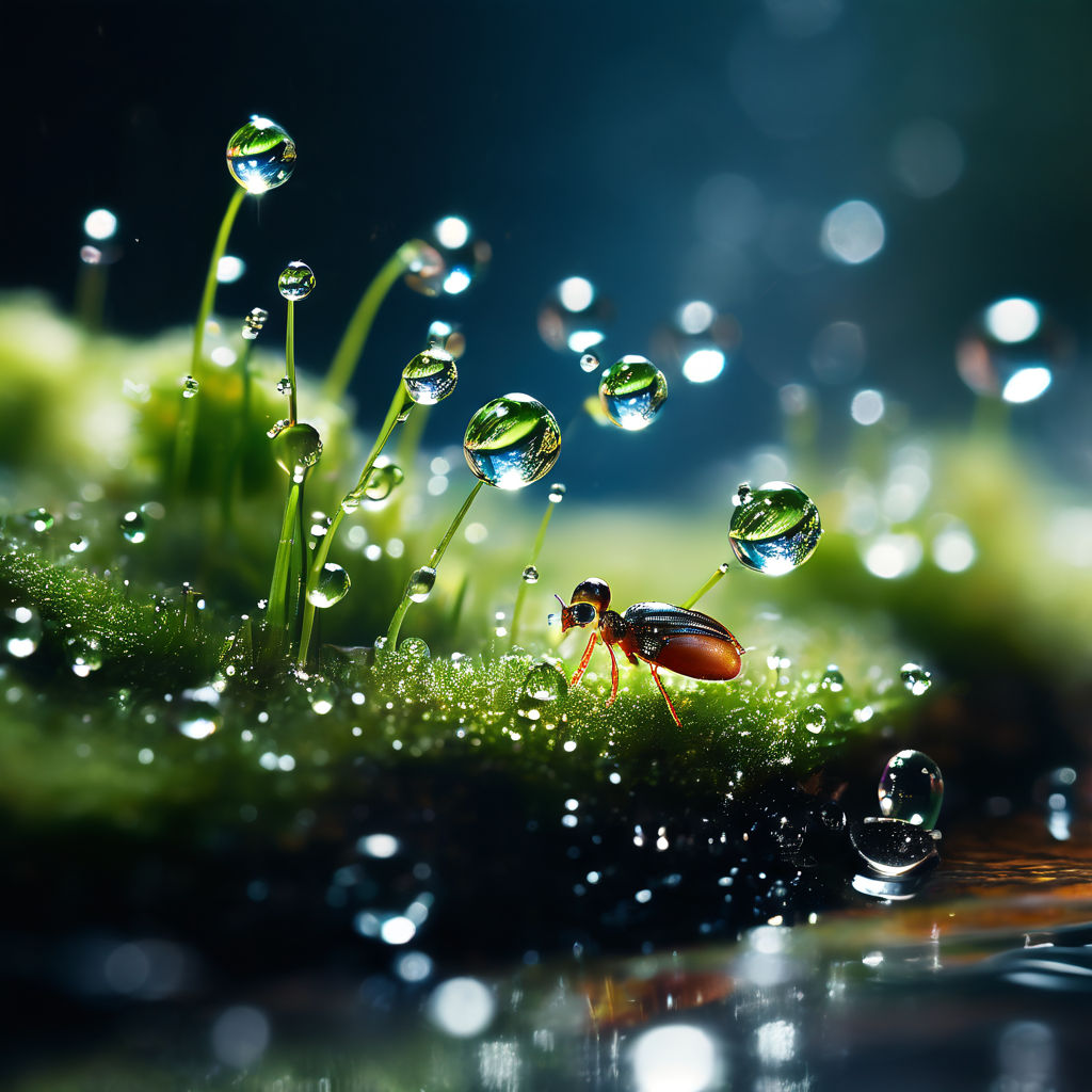 Photographer Captures Worlds in a Drop of Water