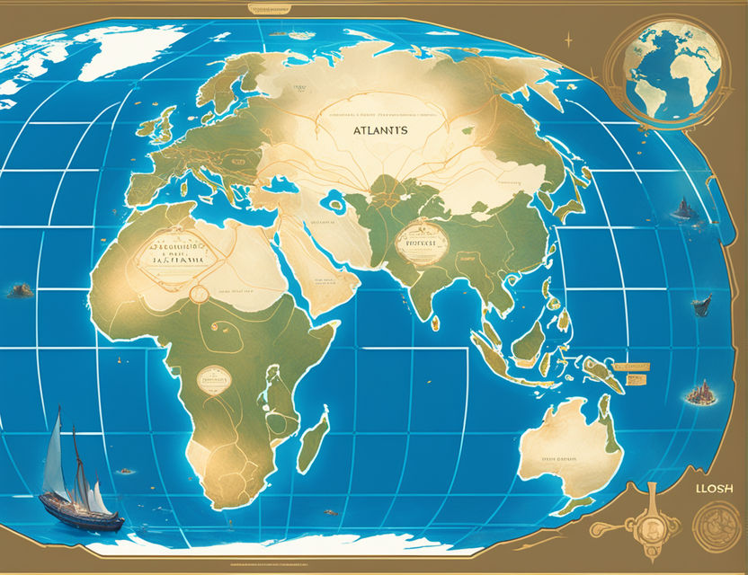 atlantis continent map