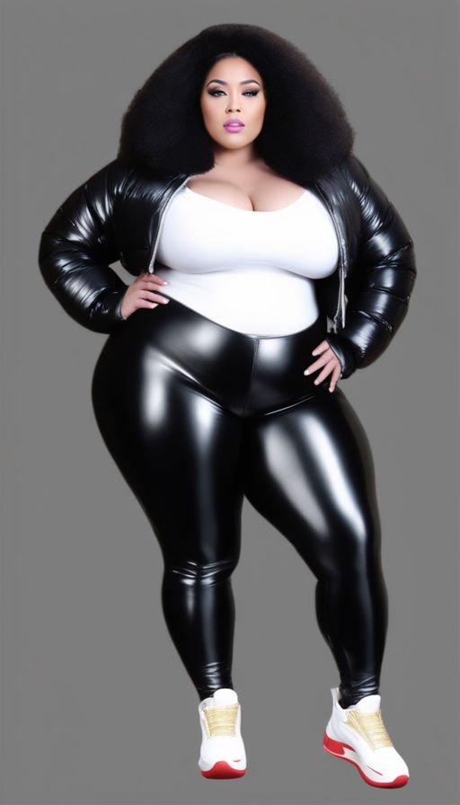 super plus size thick girl with thick thighs wearing Trendy Art Ideas -  Playground