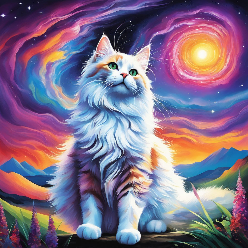 Color Smile Cat 5D Diamond Painting -  – Five Diamond  Painting