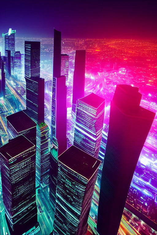 Night Metropolis, 18+ player BTB map with Neon Cyberpunk aesthetic