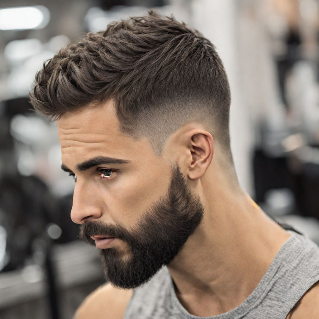 Topete masculino  Medium beard styles, Best beard styles, Mens hairstyles  with beard