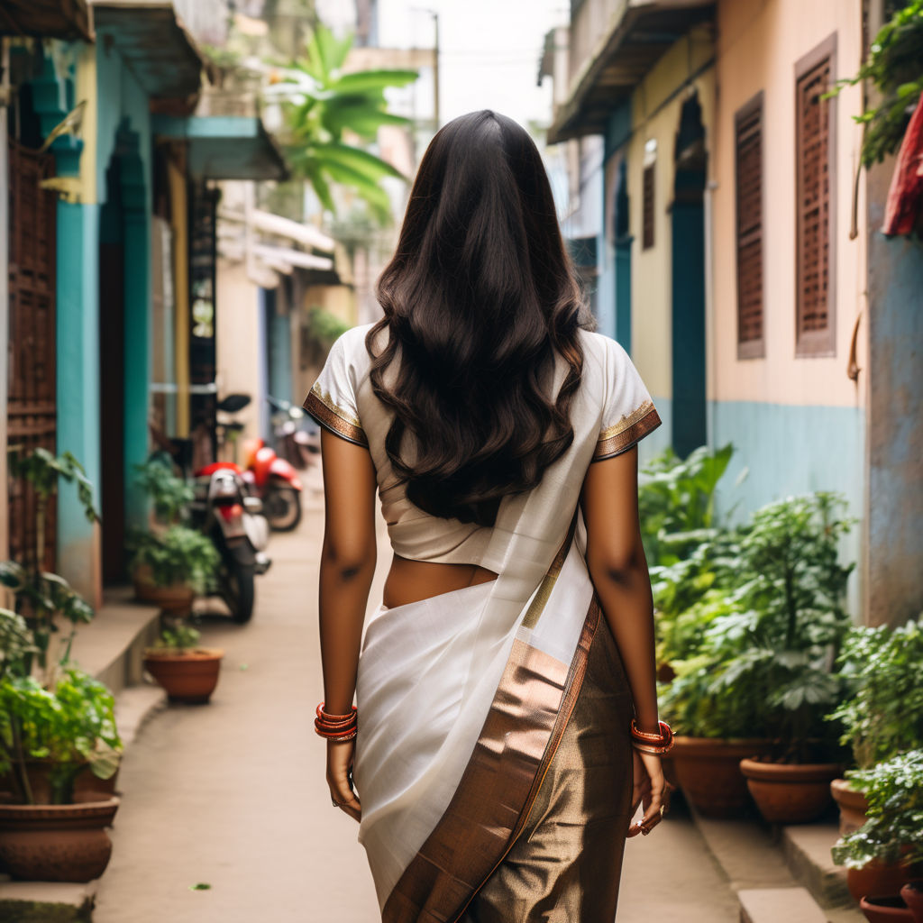 1440x3040 Indian Woman, Model, Traditional Clothes, Saree, Actress, Back  View for Samsung Galaxy Note 1 Plus & S10 Plus, indian traditional girl  with saree HD phone wallpaper | Pxfuel