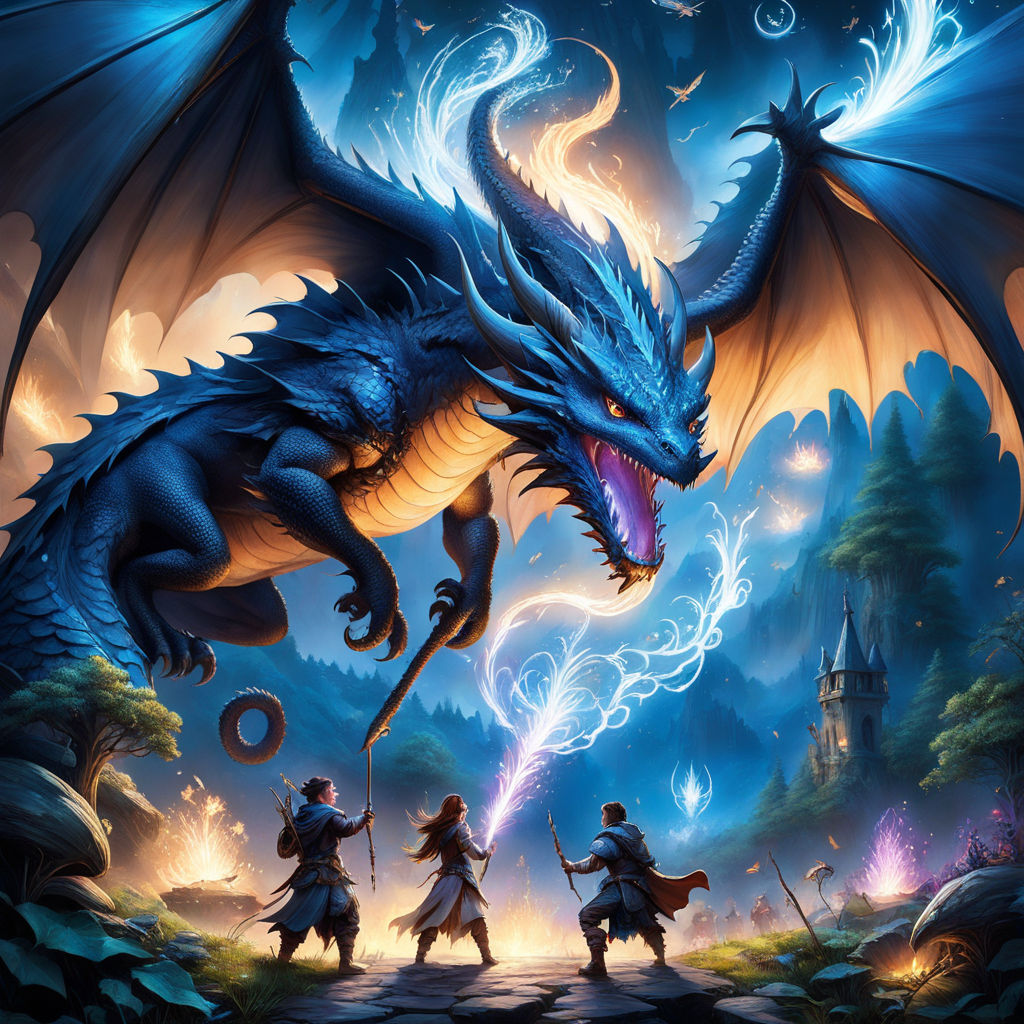 fantasy battle dragon