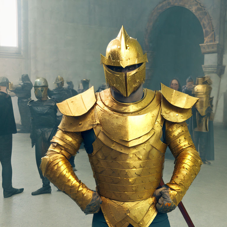 real gold armor