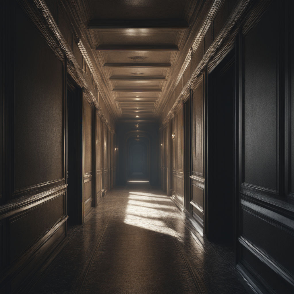 prompthunt: backrooms monster lingering around the corner. 8 k render.  photorealistic.