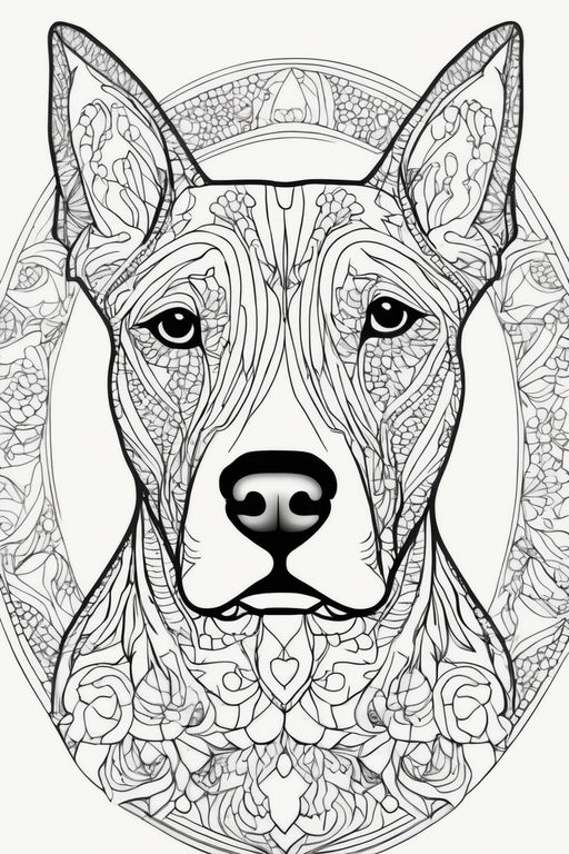 doberman coloring pages