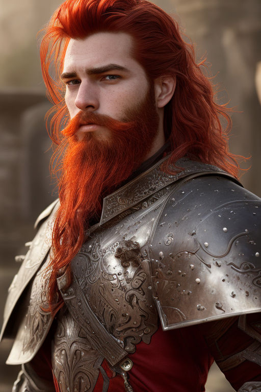 red headed dwarf man