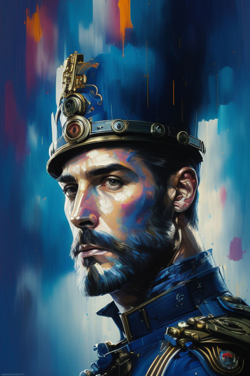 knight portrait painting