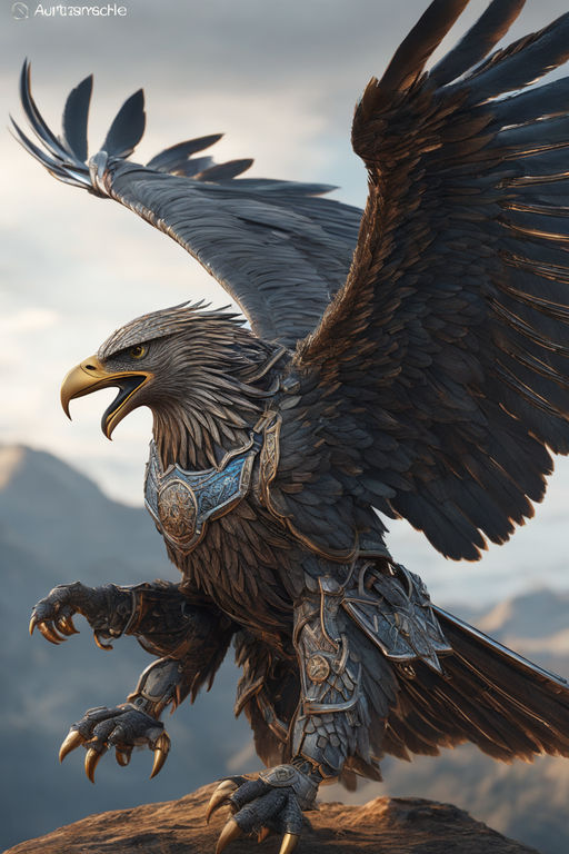 cool eagle art