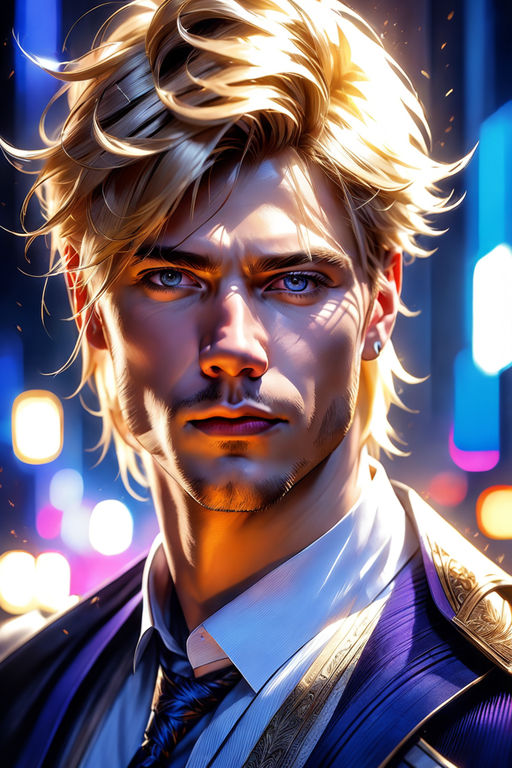 Portrait of Dio Brando from Jojo's Bizarre Adventure