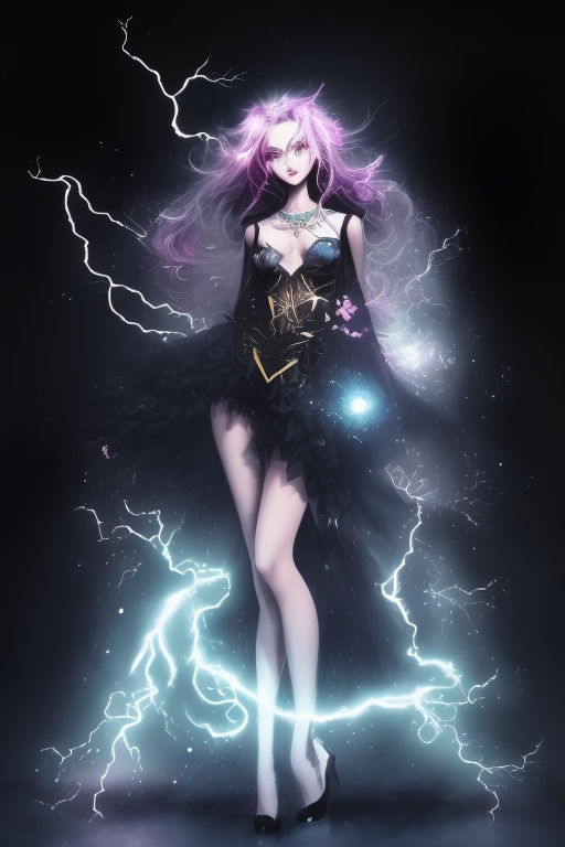 female lightning elemental