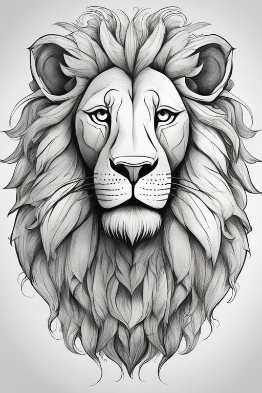 ArtStation - Lion-Animal digital sketch