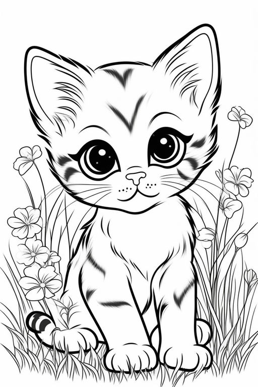 tiger for coloring page\