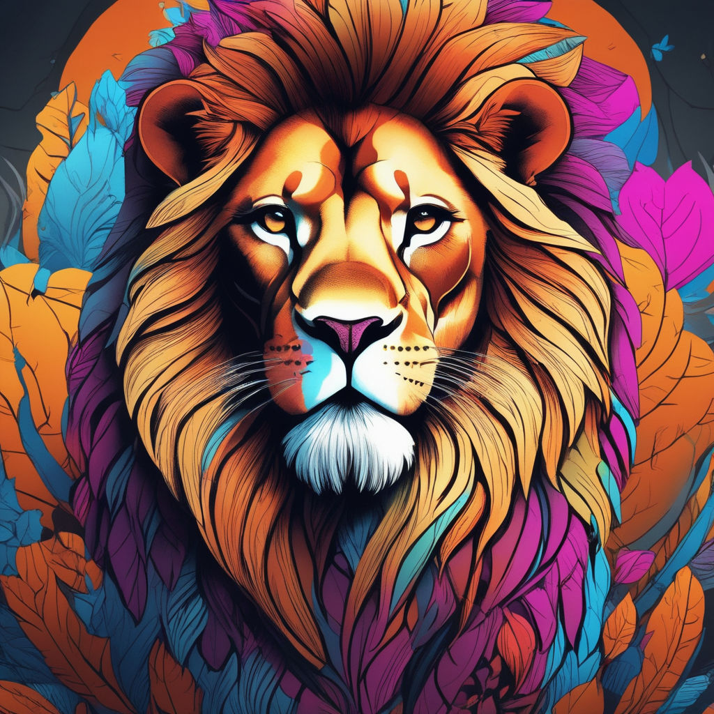 Colorful Lion Images – Browse 62,212 Stock Photos, Vectors, and Video |  Adobe Stock