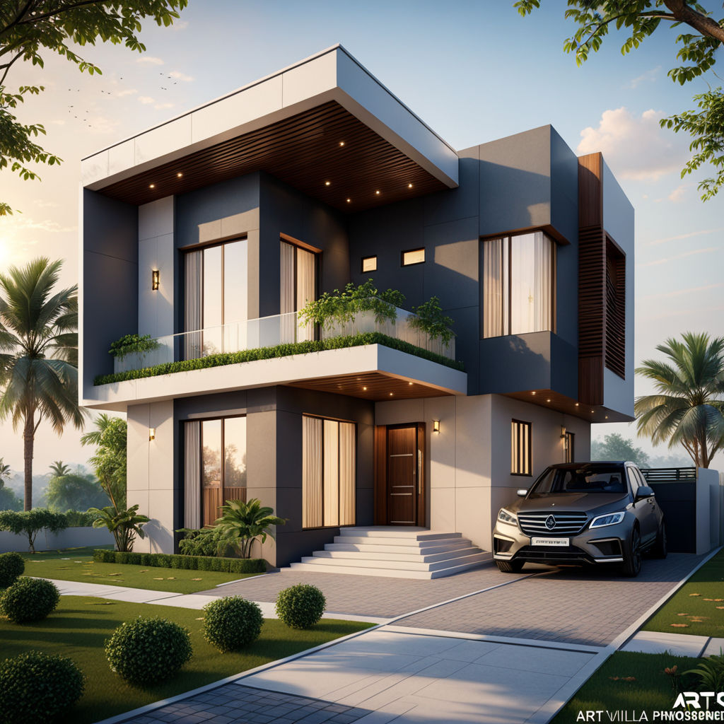 ultra modern house exterior