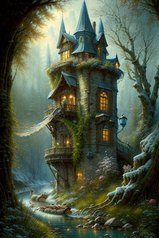 witches tower art