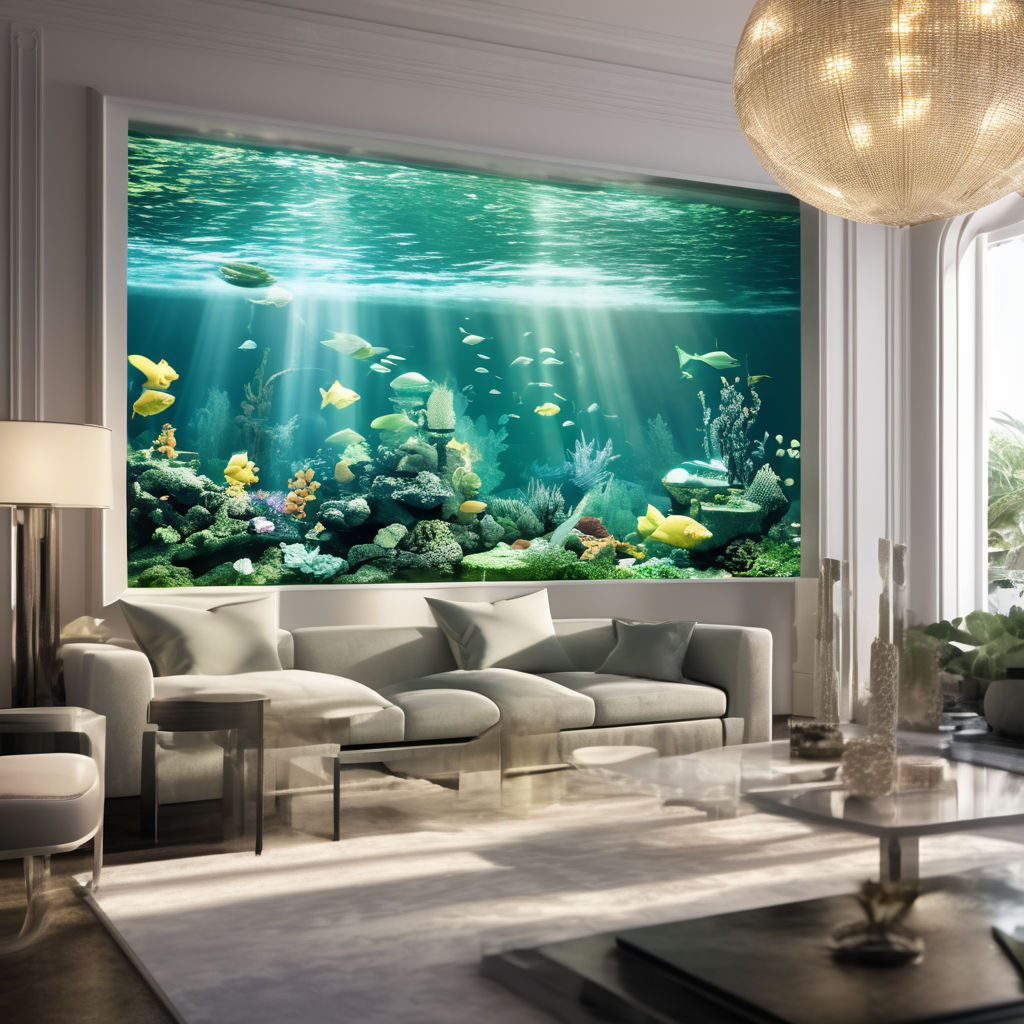 3D Underwater View Ray Fish Entire Room Bathroom Wallpaper Wall Mural Art  Decor