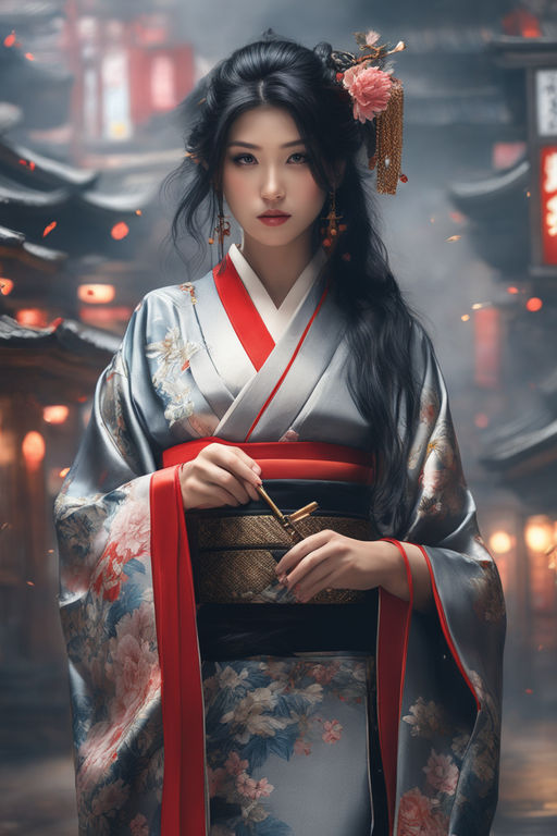 traditional chinese kimonos anime