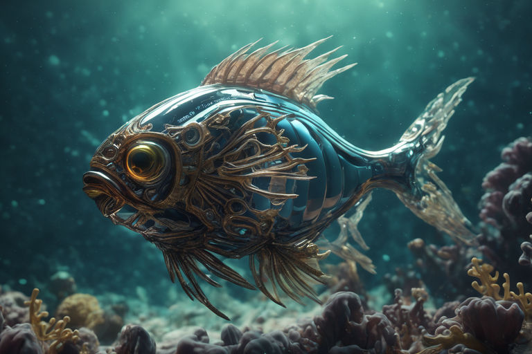 ArtStation - Robot fish