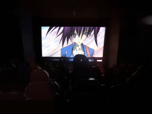 Free Vectors  Movie theater being screened  anime background