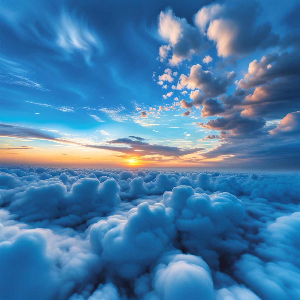 céu azul claro com linda nuvem cumulus fofa. panorama hdri sem