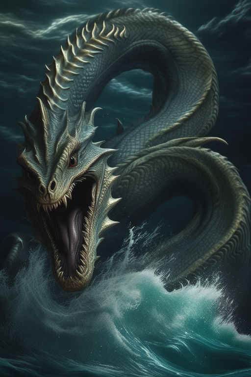 Jörmungandr sea serpent  Nexus Collective Studio