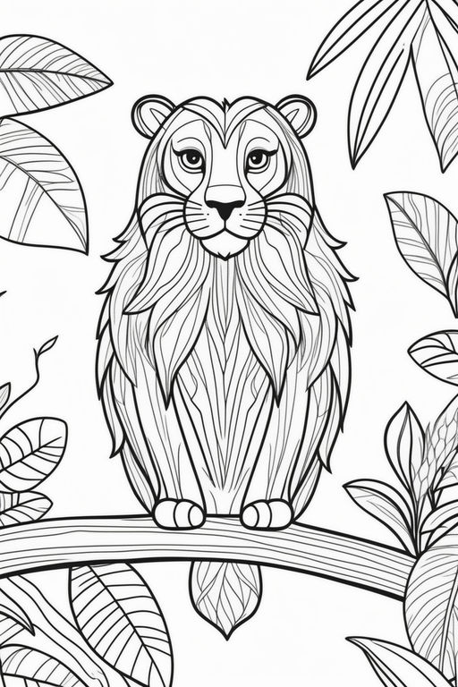 Lion Coloring Book For Kids Ages 4-8: A Huge Collections of 50 + Lion  Illustrations For Kids Coloring Pages With Animal Cartoon and Jungle Styles  - Ch (Paperback)