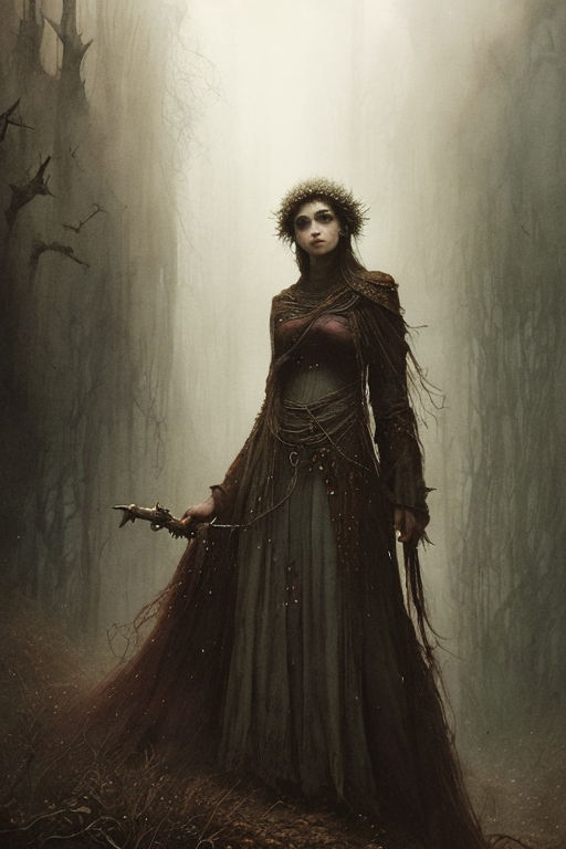 JEStockArt - Supernatural - Shadow Warrior Woman With Dark