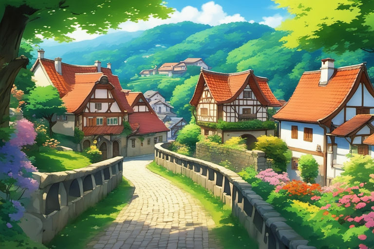 Anime Village Wallpapers  Top Free Anime Village Backgrounds   WallpaperAccess