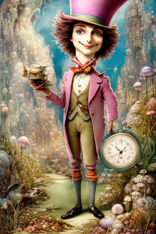 alice in wonderland tim burton wallpaper mad hatter